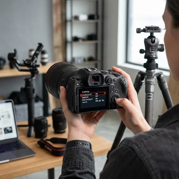 Canon R7 stabilization settings by shooting style