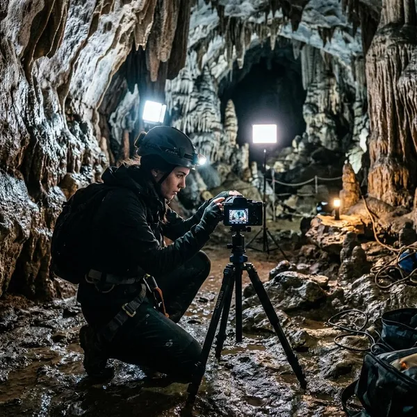 cave photography tips lighting and exposure