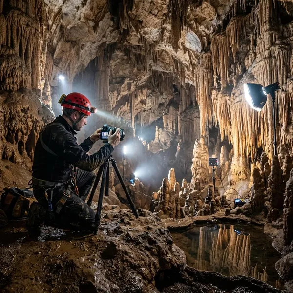 Best camera settings for cave photography