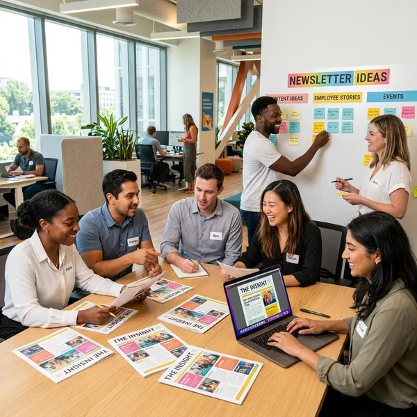 Company newsletter ideas for business updates