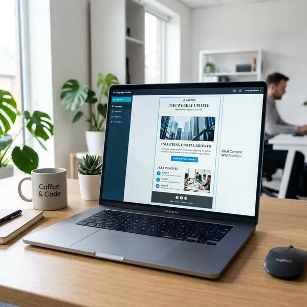 email newsletter dimensions