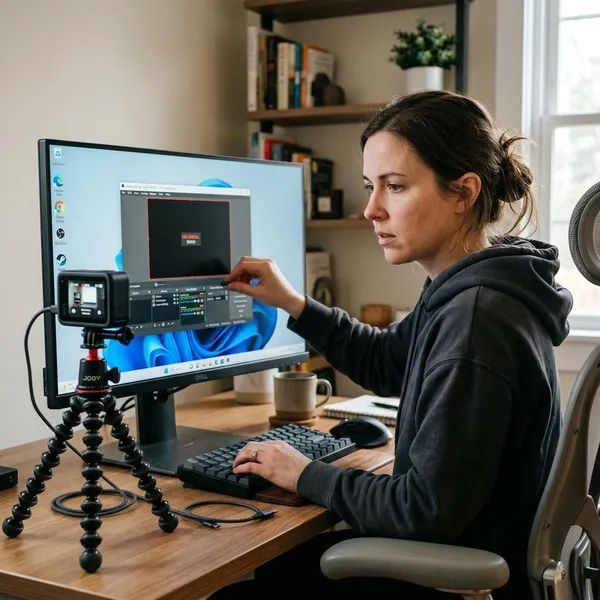 How to connect a GoPro to Windows as a webcam