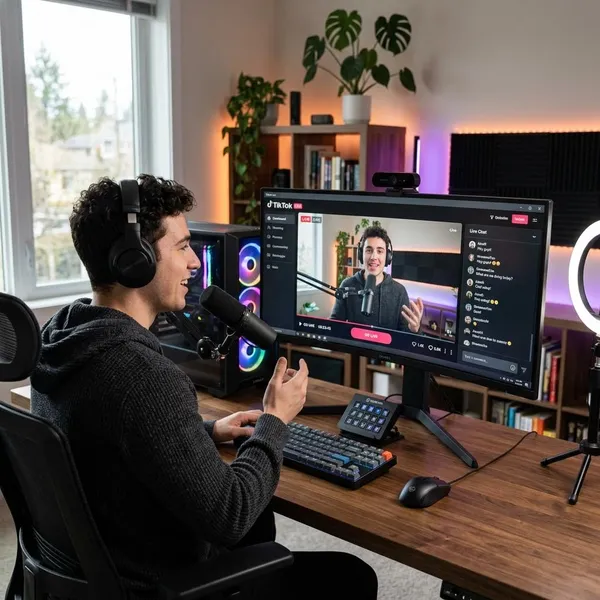 What do you need to go live on TikTok from a PC?