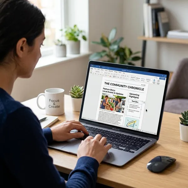 Use a Word newsletter template