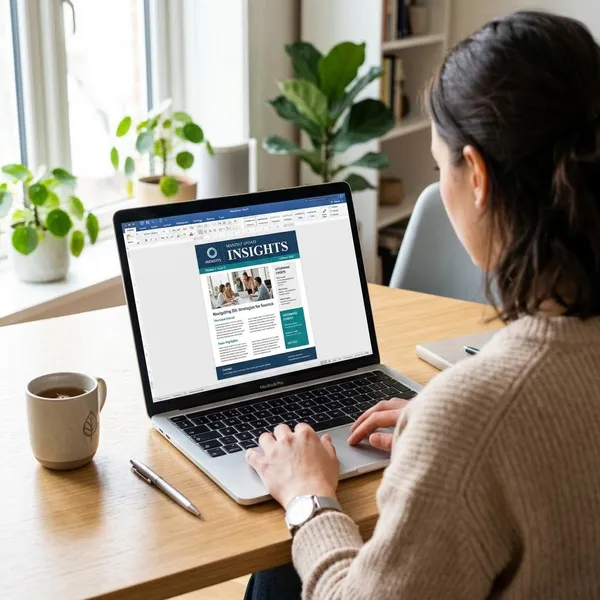Format your newsletter in Word
