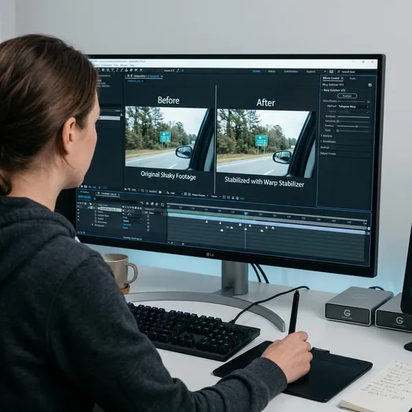 How to stabilize video with Warp Stabilizer VFX