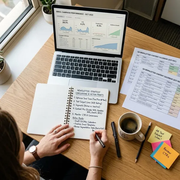 How to structure each newsletter