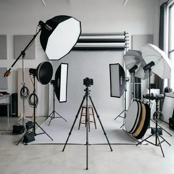 How to set up studio lighting